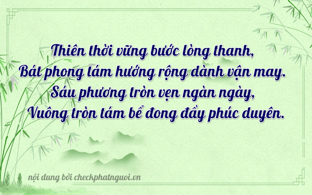 Bài thơ ý nghĩa cho <b>biển số 76G1-17086</b> tại website checkphatnguoi.vn