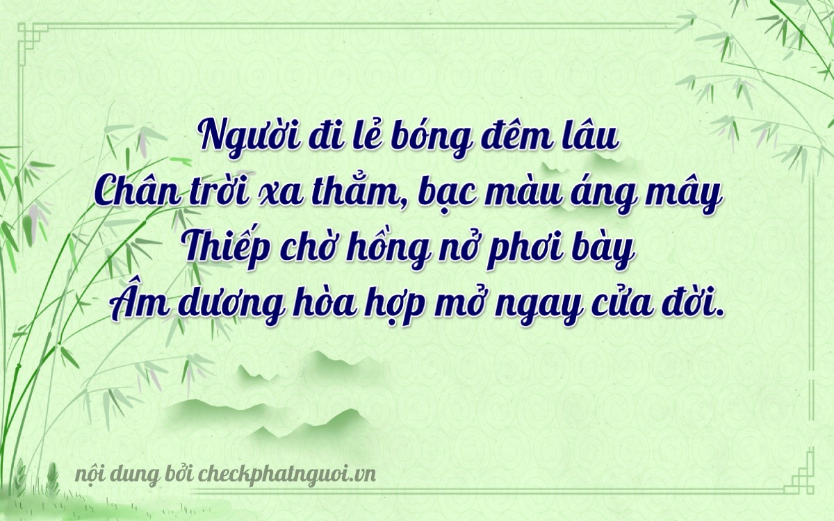 Bài thơ ý nghĩa cho <b>biển số 76G-13938</b> tại website checkphatnguoi.vn