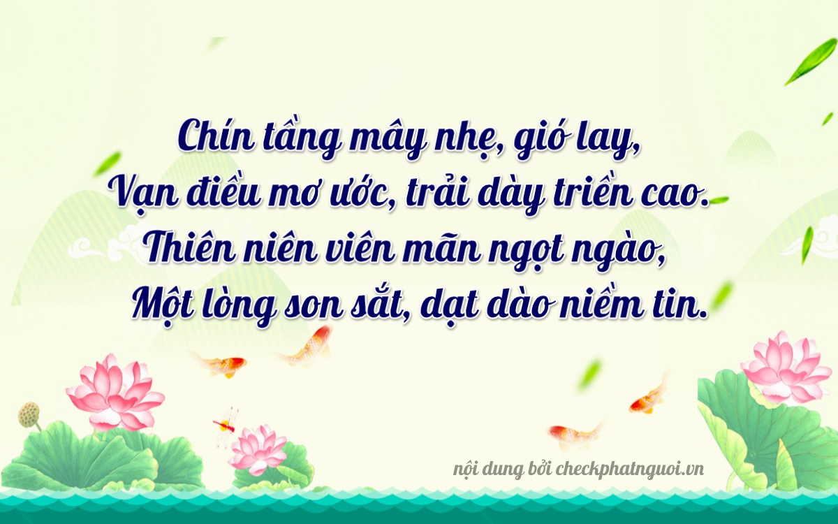 Bài thơ ý nghĩa cho <b>biển số 76G-49119</b> tại website checkphatnguoi.vn