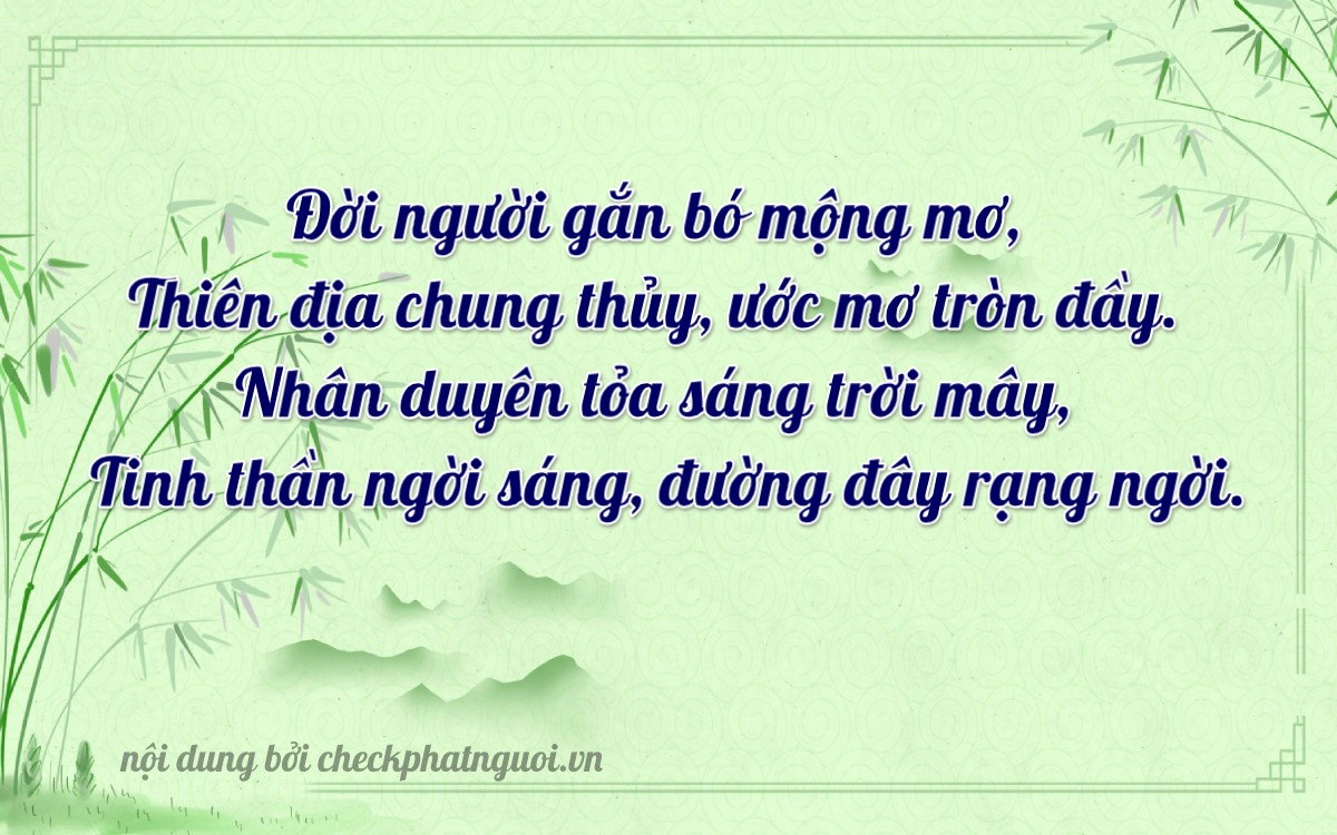 Bài thơ ý nghĩa cho <b>biển số 76H-01371</b> tại website checkphatnguoi.vn