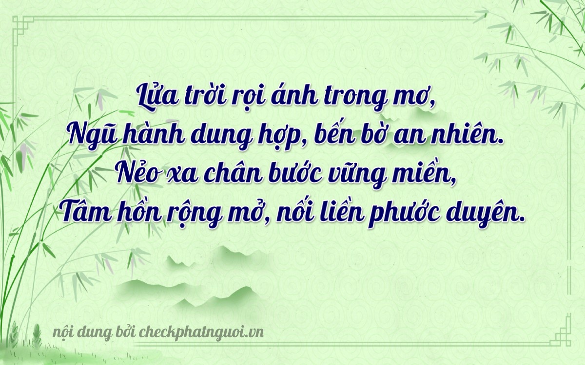 Bài thơ ý nghĩa cho <b>biển số 76H-02570</b> tại website checkphatnguoi.vn