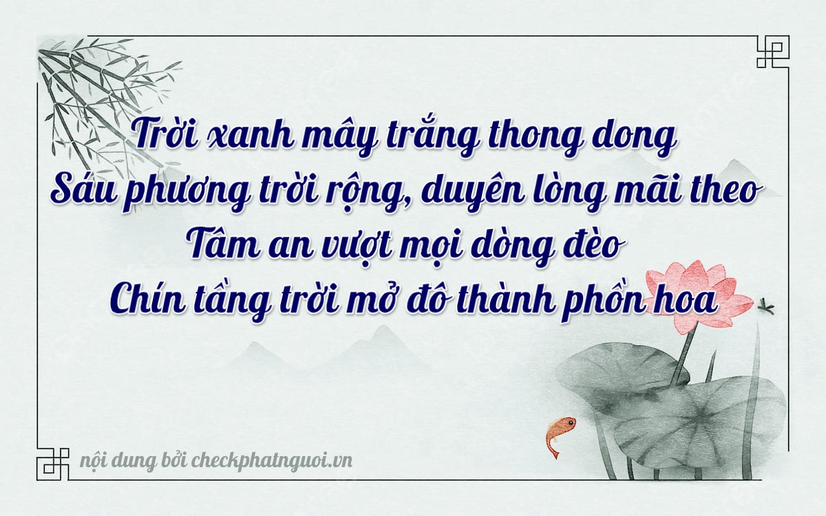 Bài thơ ý nghĩa cho <b>biển số 76H1-07639</b> tại website checkphatnguoi.vn
