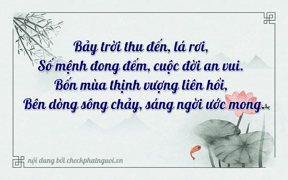 Bài thơ ý nghĩa cho <b>biển số 76H1-17979</b> tại website checkphatnguoi.vn