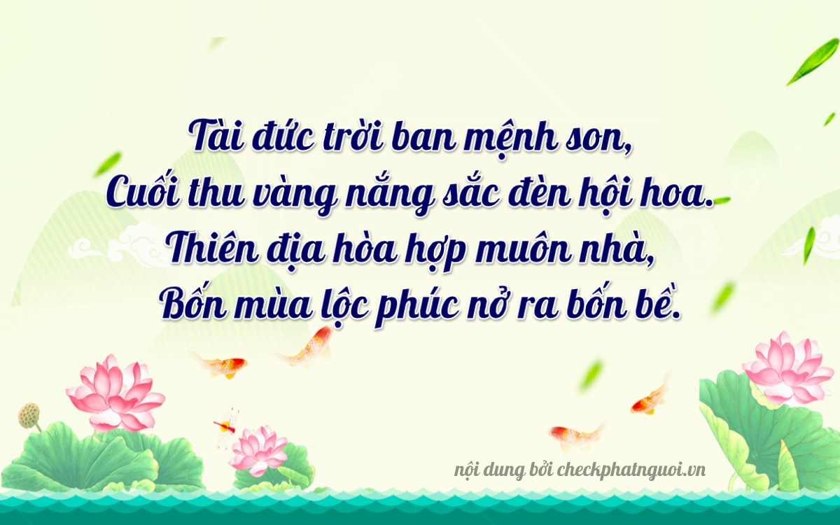 Bài thơ ý nghĩa cho <b>biển số 76H1-47504</b> tại website checkphatnguoi.vn
