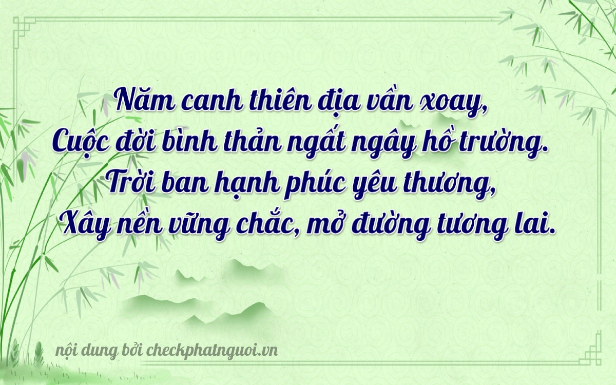 Bài thơ ý nghĩa cho <b>biển số 76H1-51596</b> tại website checkphatnguoi.vn