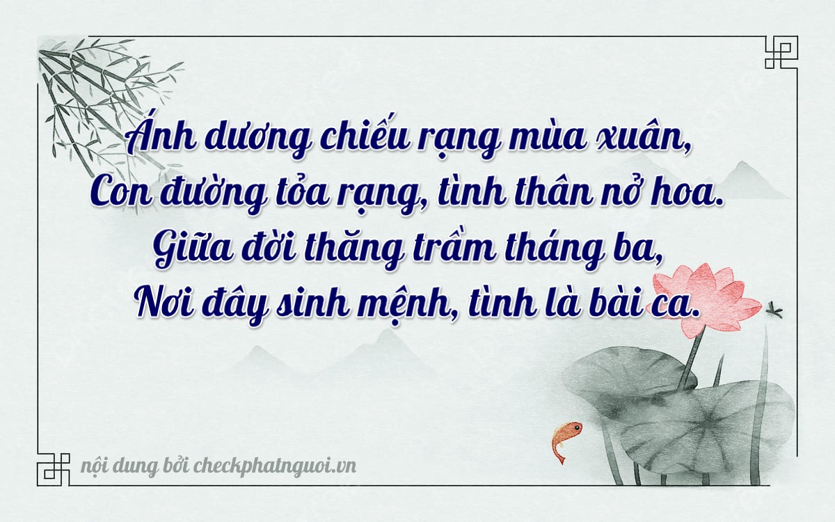 Bài thơ ý nghĩa cho <b>biển số 76M1-18527</b> tại website checkphatnguoi.vn