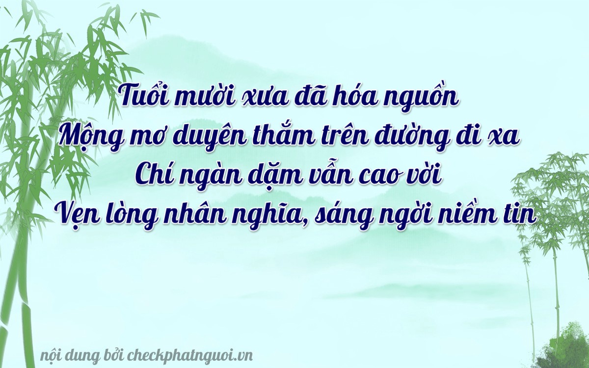 Bài thơ ý nghĩa cho <b>biển số 76U1-10937</b> tại website checkphatnguoi.vn