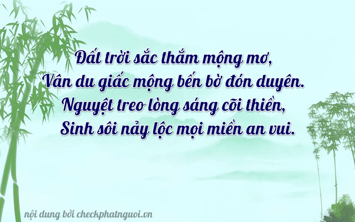 Bài thơ ý nghĩa cho <b>biển số 76X-38360</b> tại website checkphatnguoi.vn