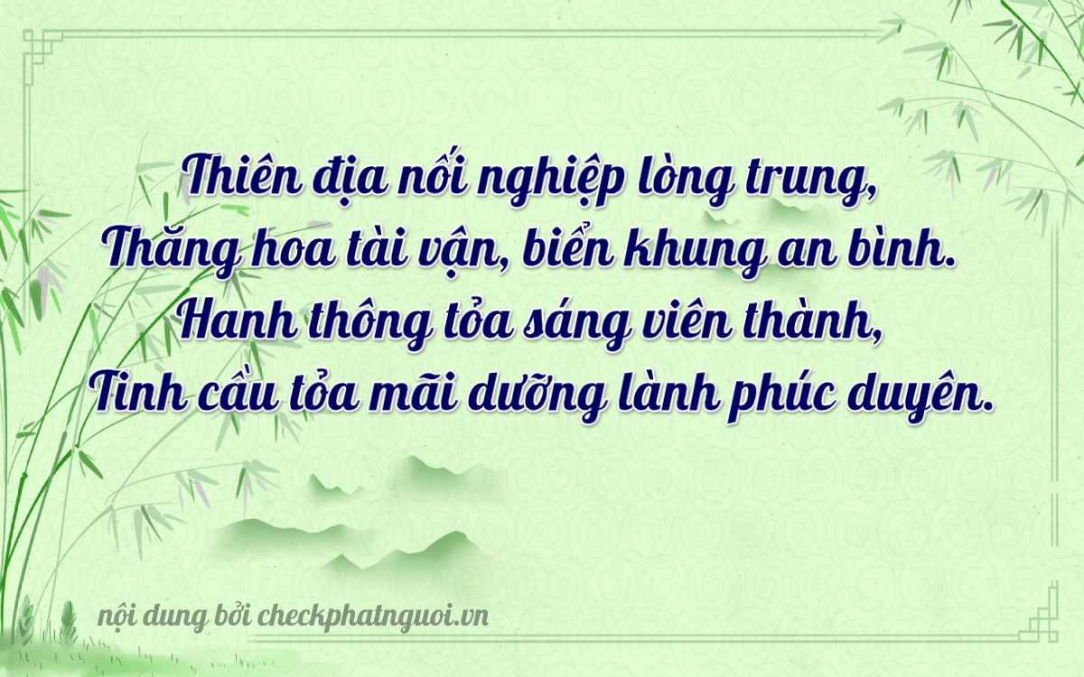Bài thơ ý nghĩa cho <b>biển số 77799</b> tại website checkphatnguoi.vn