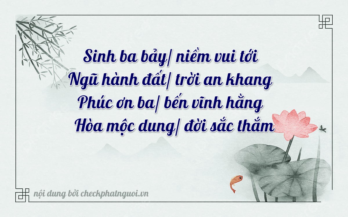 Bài thơ ý nghĩa cho <b>biển số 77A-15733</b> tại website checkphatnguoi.vn