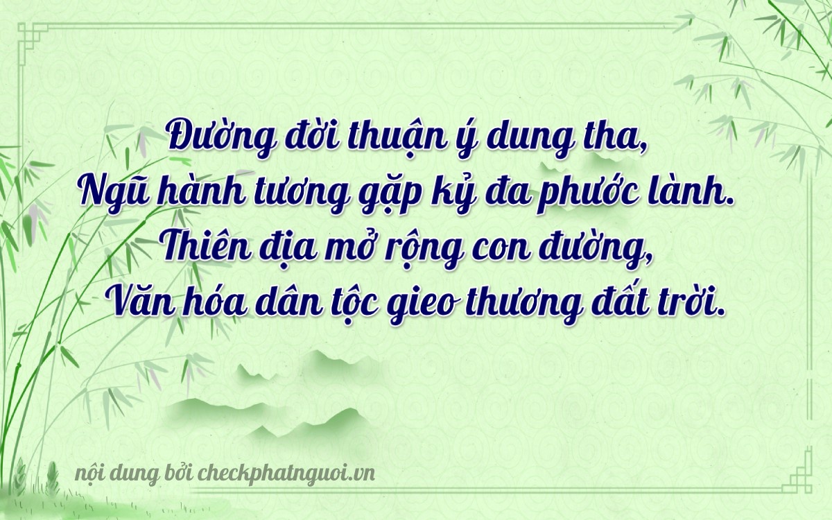 Bài thơ ý nghĩa cho <b>biển số 77A-17059</b> tại website checkphatnguoi.vn