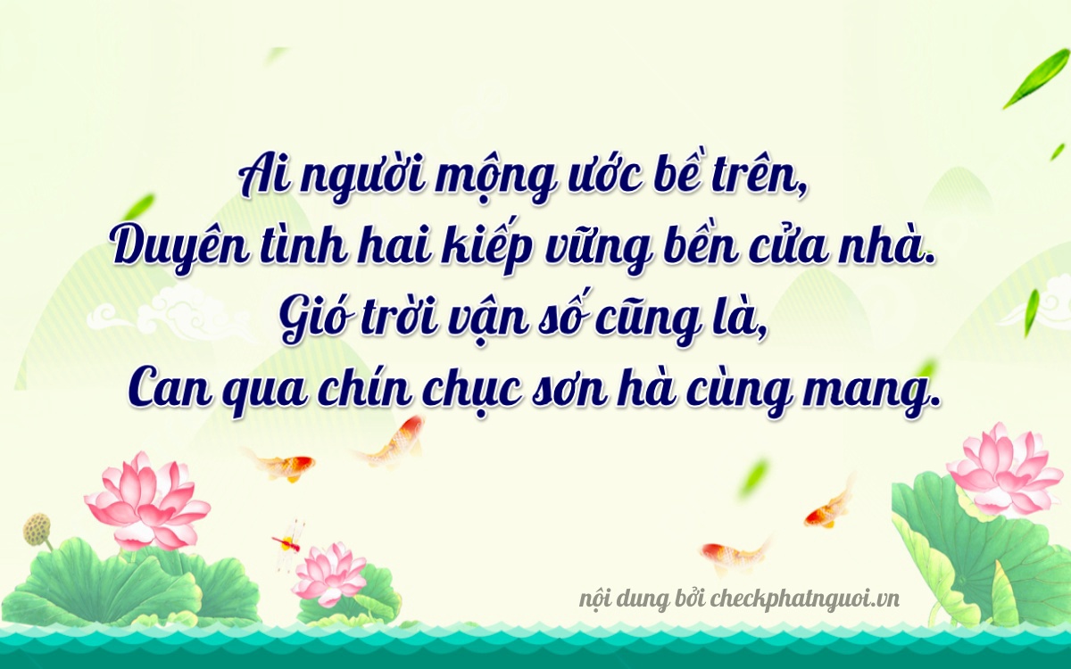 Bài thơ ý nghĩa cho <b>biển số 77A-21239</b> tại website checkphatnguoi.vn