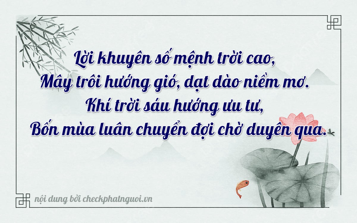 Bài thơ ý nghĩa cho <b>biển số 77A-27440</b> tại website checkphatnguoi.vn