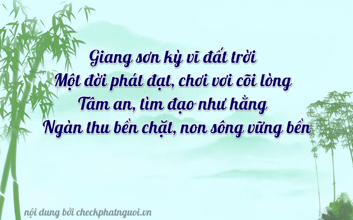 Bài thơ ý nghĩa cho <b>biển số 77A-29303</b> tại website checkphatnguoi.vn