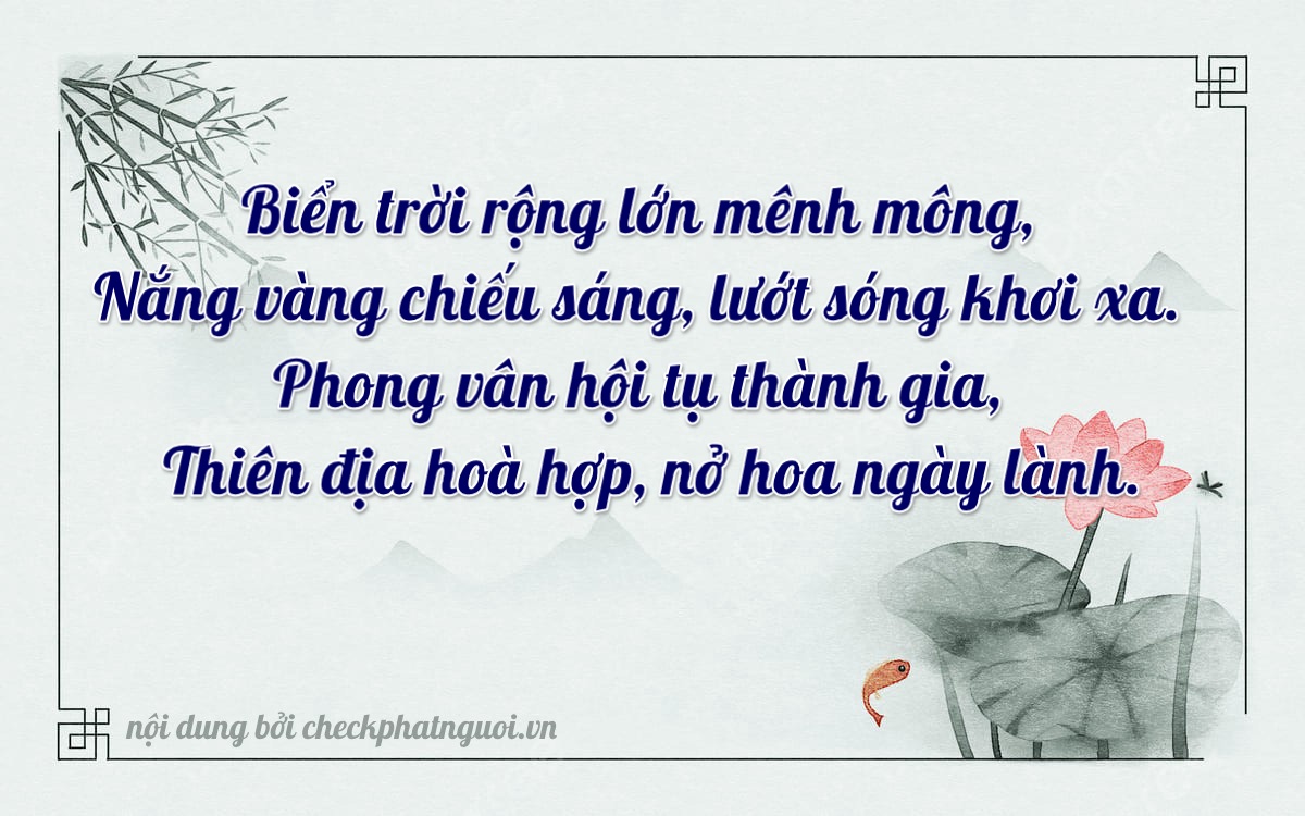 Bài thơ ý nghĩa cho <b>biển số 77A-29874</b> tại website checkphatnguoi.vn
