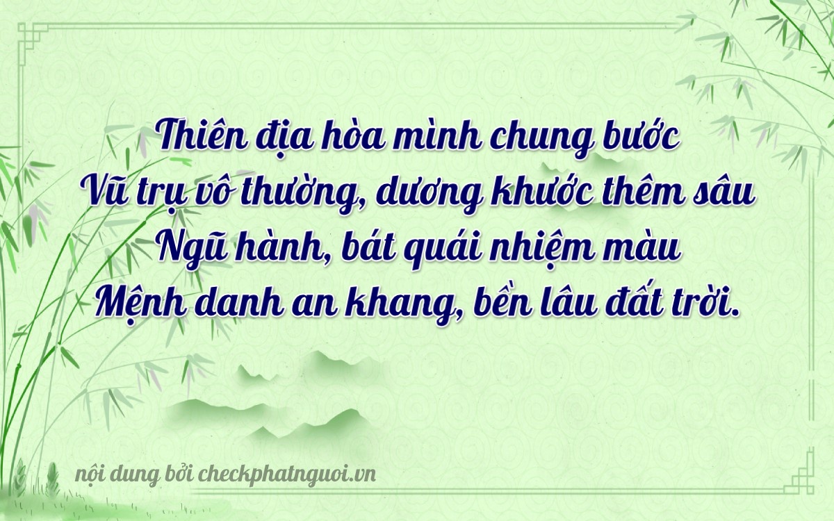 Bài thơ ý nghĩa cho <b>biển số 77A-32748</b> tại website checkphatnguoi.vn