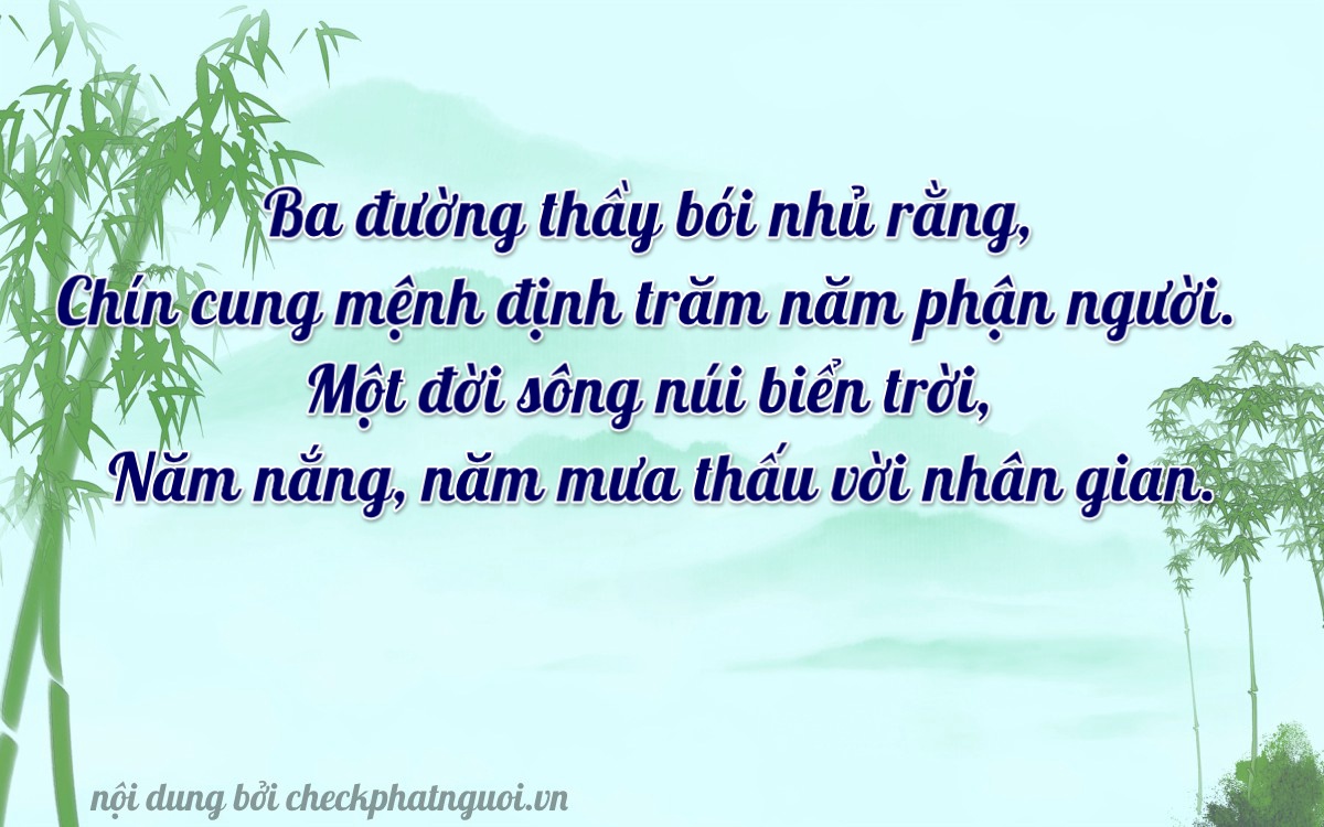 Bài thơ ý nghĩa cho <b>biển số 77A-39155</b> tại website checkphatnguoi.vn