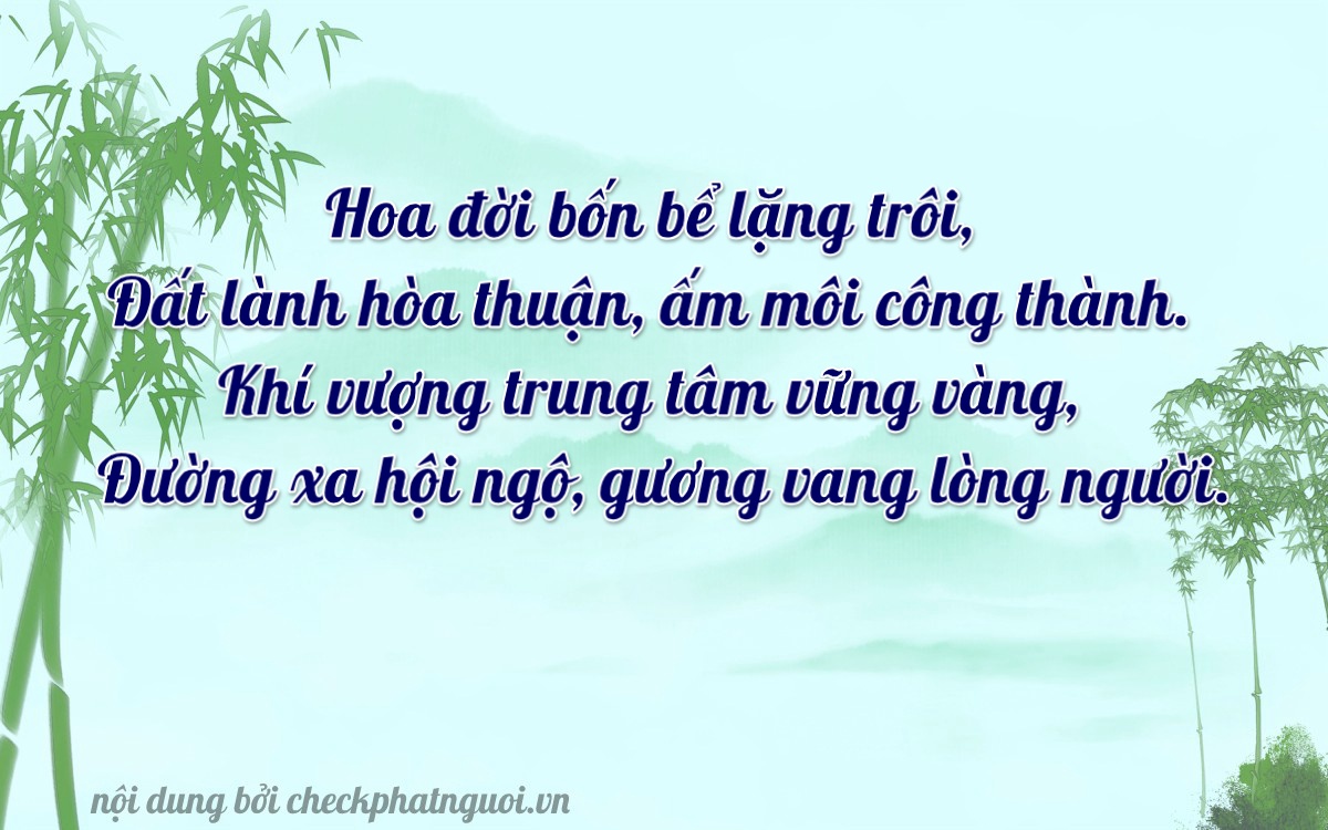 Bài thơ ý nghĩa cho <b>biển số 77AA-04449</b> tại website checkphatnguoi.vn