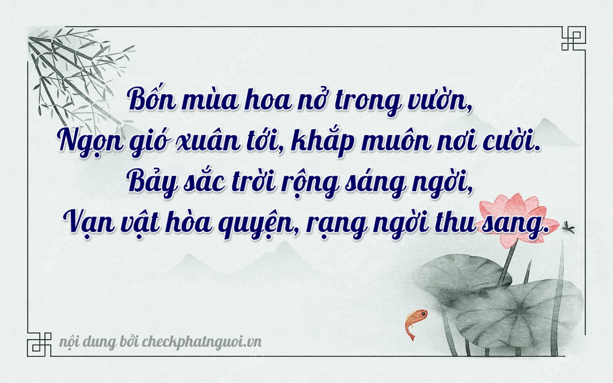 Bài thơ ý nghĩa cho <b>biển số 77AA-40373</b> tại website checkphatnguoi.vn