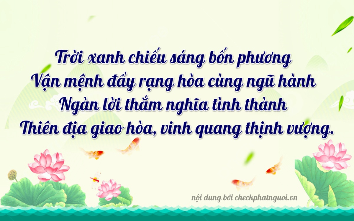 Bài thơ ý nghĩa cho <b>biển số 77AB-14474</b> tại website checkphatnguoi.vn
