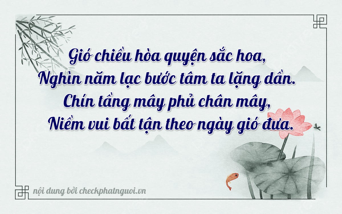 Bài thơ ý nghĩa cho <b>biển số 77AC-11999</b> tại website checkphatnguoi.vn