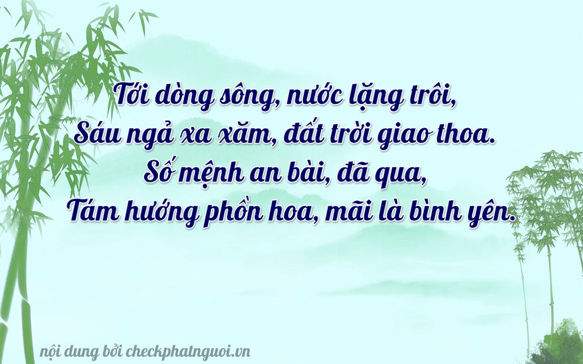 Bài thơ ý nghĩa cho <b>biển số 77AF-05618</b> tại website checkphatnguoi.vn