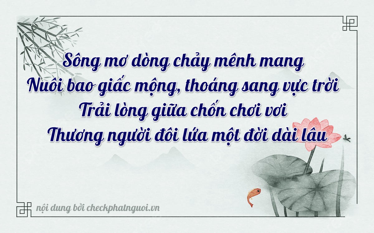 Bài thơ ý nghĩa cho <b>biển số 77AG-07830</b> tại website checkphatnguoi.vn