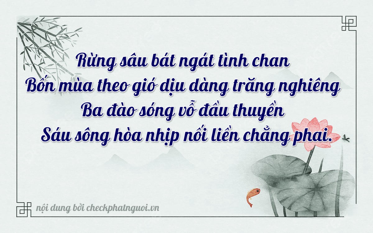 Bài thơ ý nghĩa cho <b>biển số 77C1-78436</b> tại website checkphatnguoi.vn