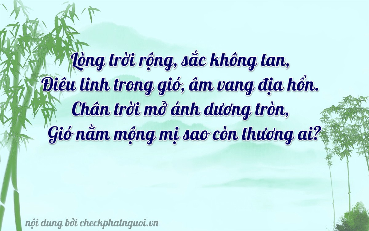 Bài thơ ý nghĩa cho <b>biển số 77C-20863</b> tại website checkphatnguoi.vn