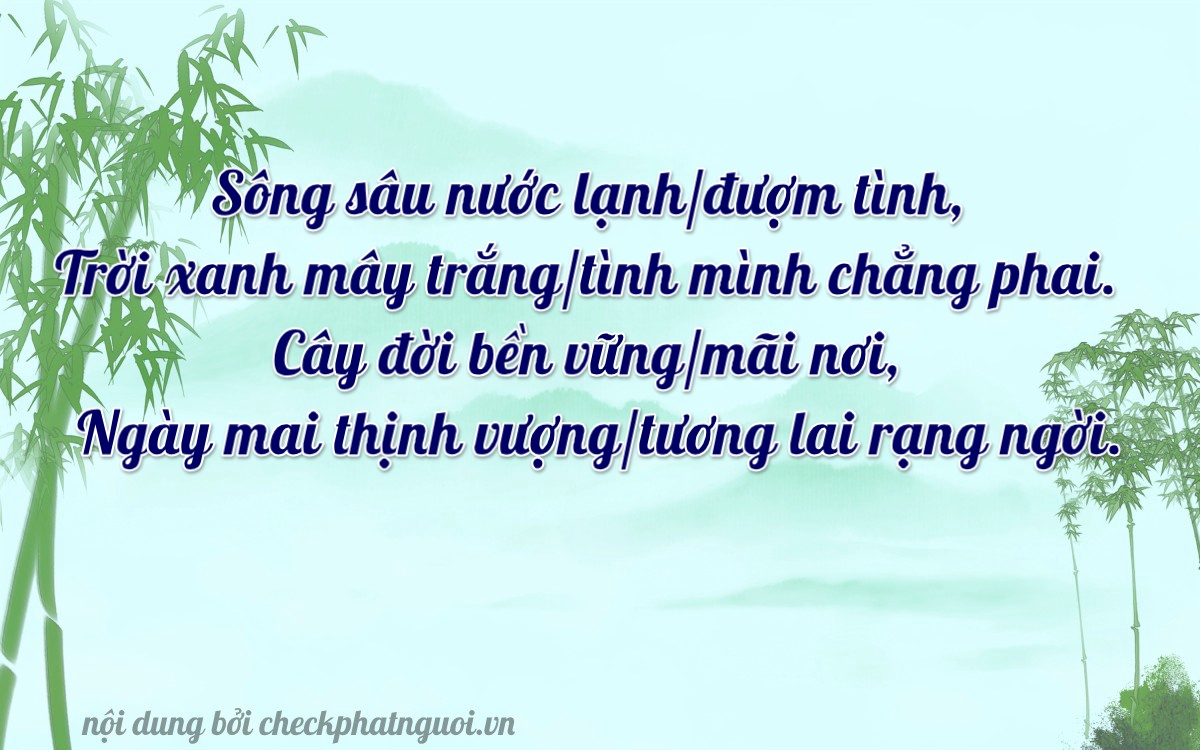 Bài thơ ý nghĩa cho <b>biển số 77C-23297</b> tại website checkphatnguoi.vn