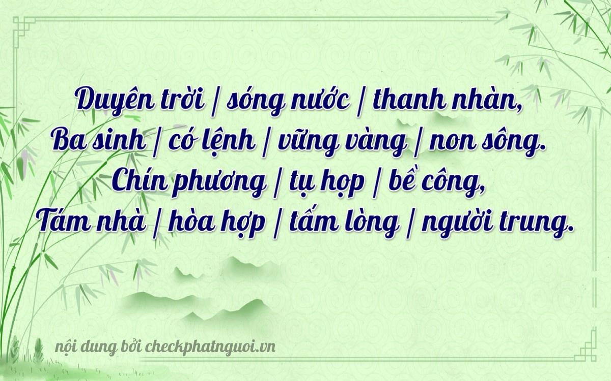 Bài thơ ý nghĩa cho <b>biển số 77C-23998</b> tại website checkphatnguoi.vn