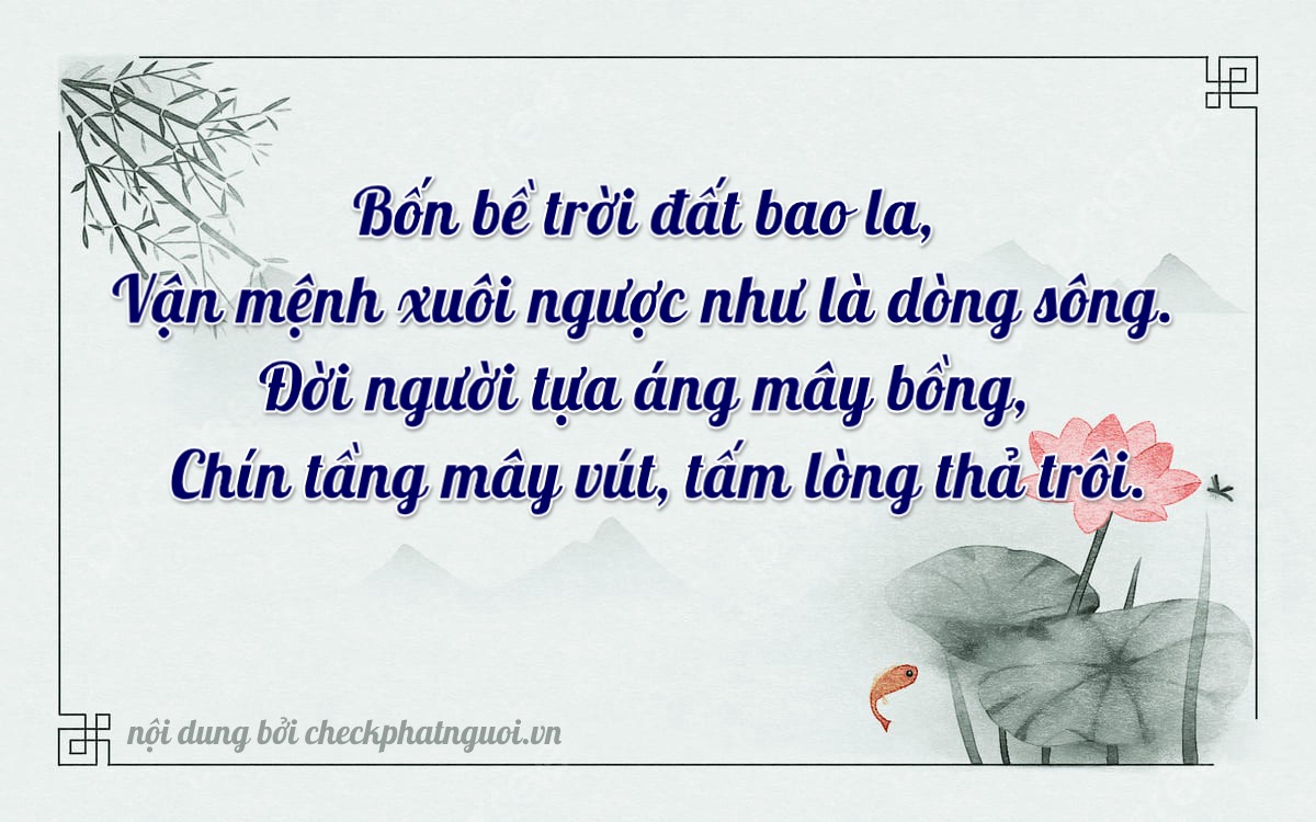 Bài thơ ý nghĩa cho <b>biển số 77G1-44259</b> tại website checkphatnguoi.vn