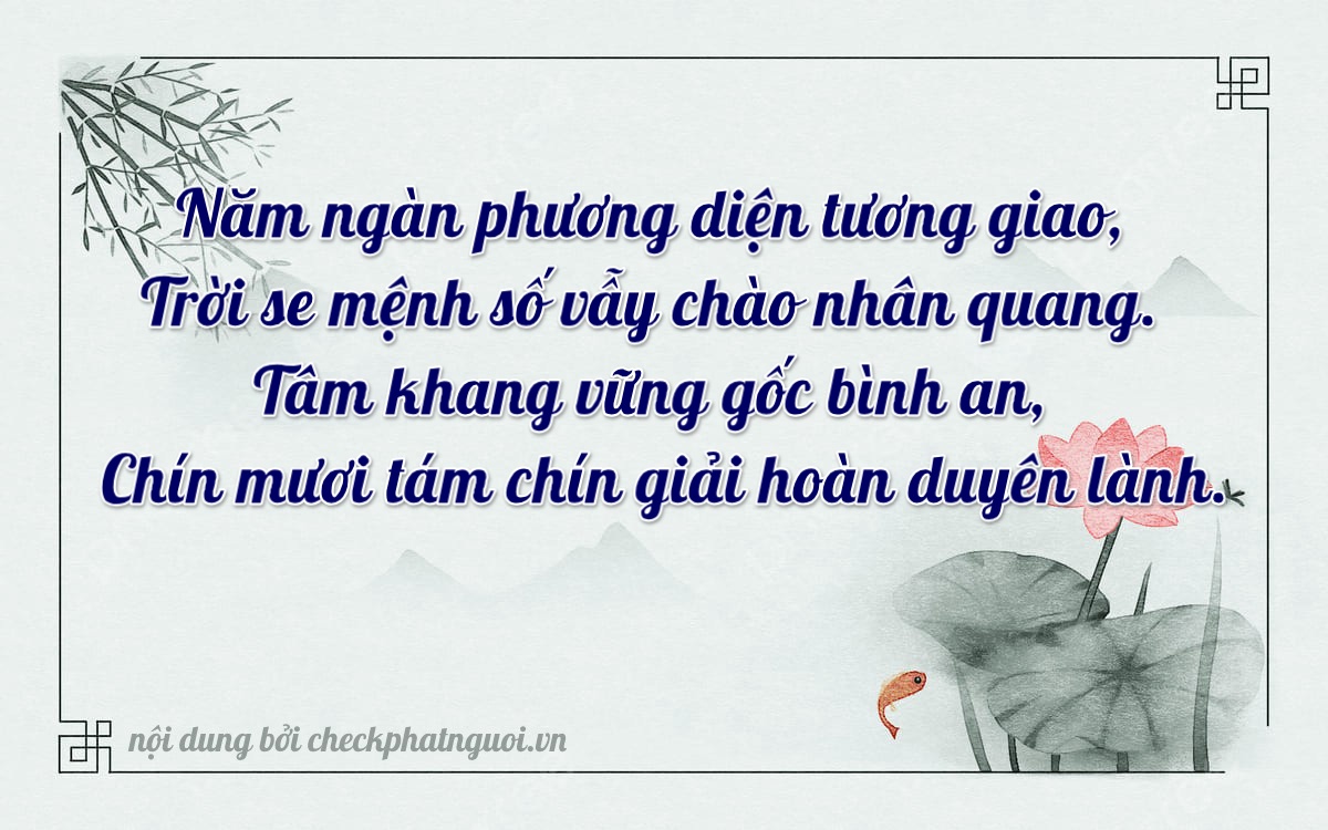 Bài thơ ý nghĩa cho <b>biển số 77G1-51938</b> tại website checkphatnguoi.vn