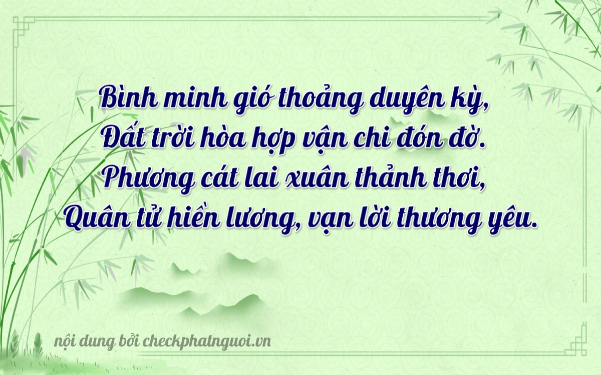 Bài thơ ý nghĩa cho <b>biển số 77G1-57304</b> tại website checkphatnguoi.vn