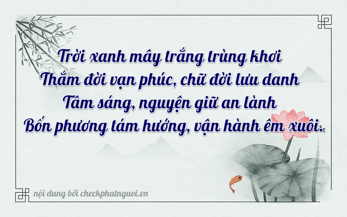 Bài thơ ý nghĩa cho <b>biển số 77G1-80715</b> tại website checkphatnguoi.vn