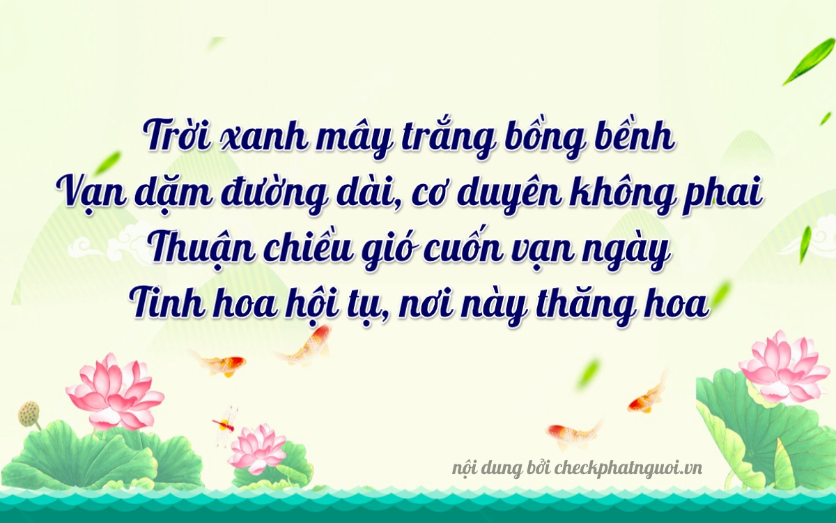 Bài thơ ý nghĩa cho <b>biển số 77H-01608</b> tại website checkphatnguoi.vn