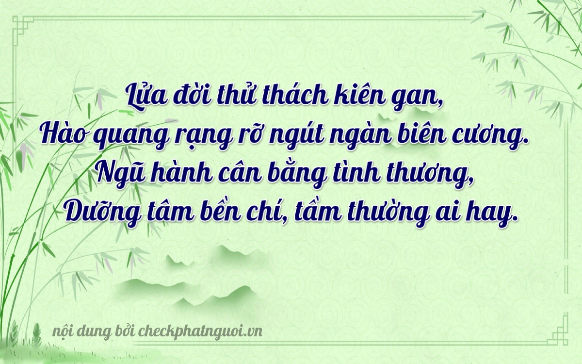 Bài thơ ý nghĩa cho <b>biển số 77H-05452</b> tại website checkphatnguoi.vn