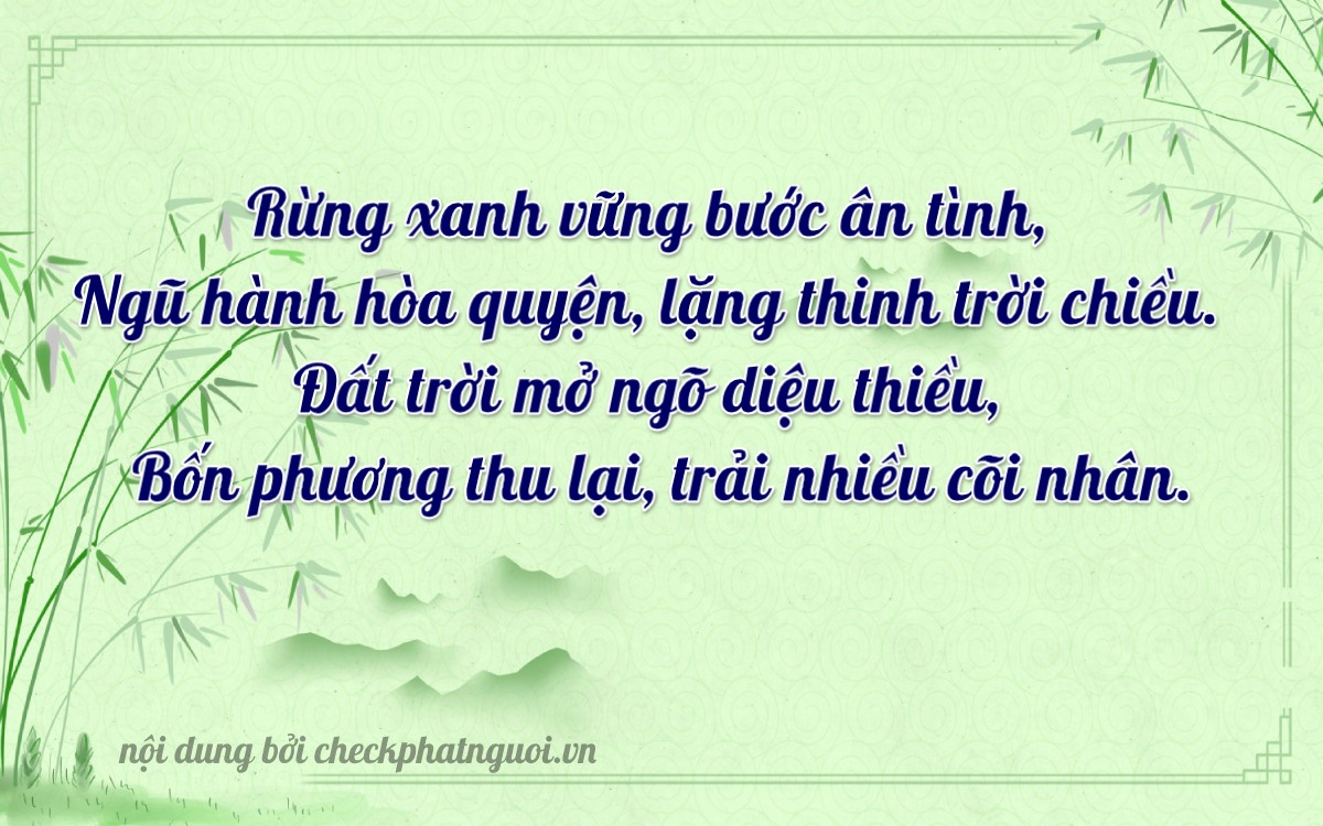 Bài thơ ý nghĩa cho <b>biển số 77H1-34625</b> tại website checkphatnguoi.vn