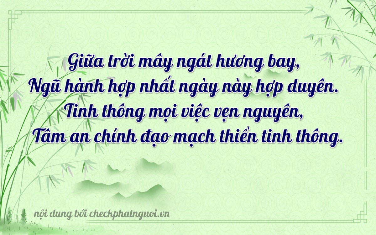 Bài thơ ý nghĩa cho <b>biển số 77H1-38998</b> tại website checkphatnguoi.vn