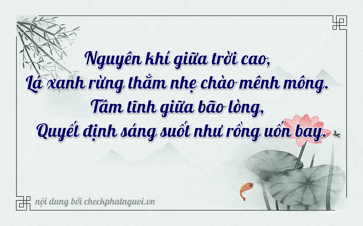 Bài thơ ý nghĩa cho <b>biển số 77K1-26612</b> tại website checkphatnguoi.vn