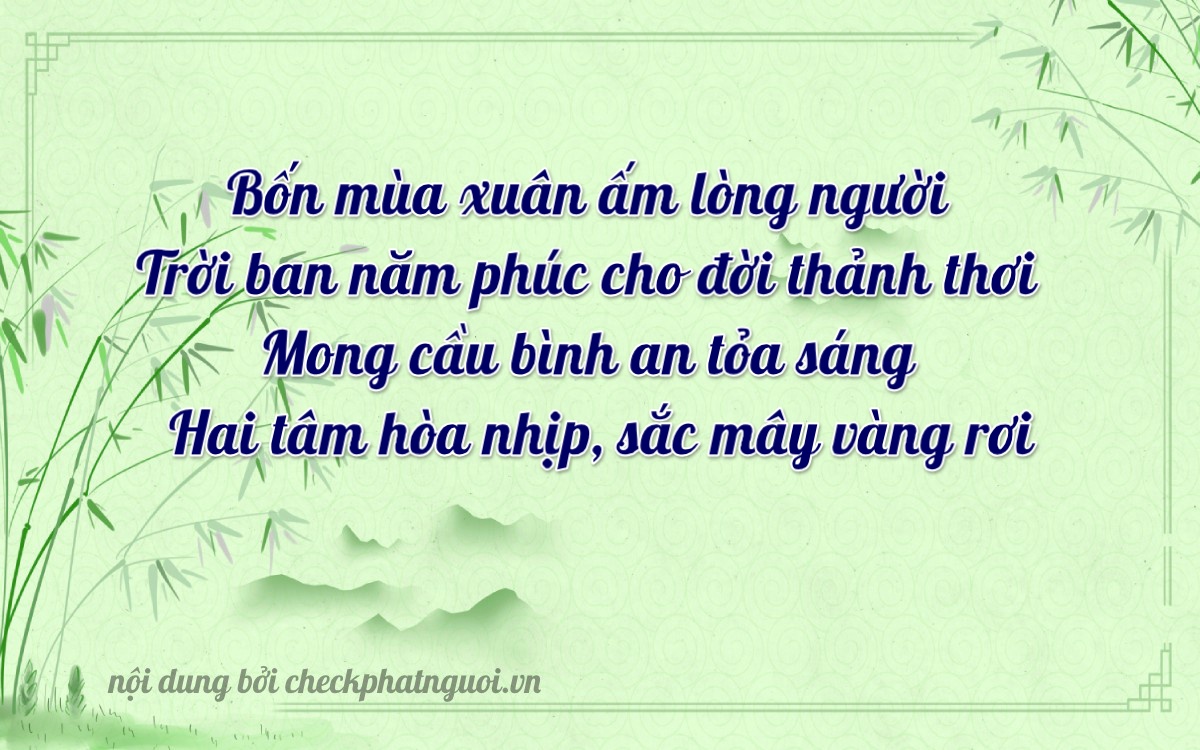 Bài thơ ý nghĩa cho <b>biển số 77L1-40425</b> tại website checkphatnguoi.vn