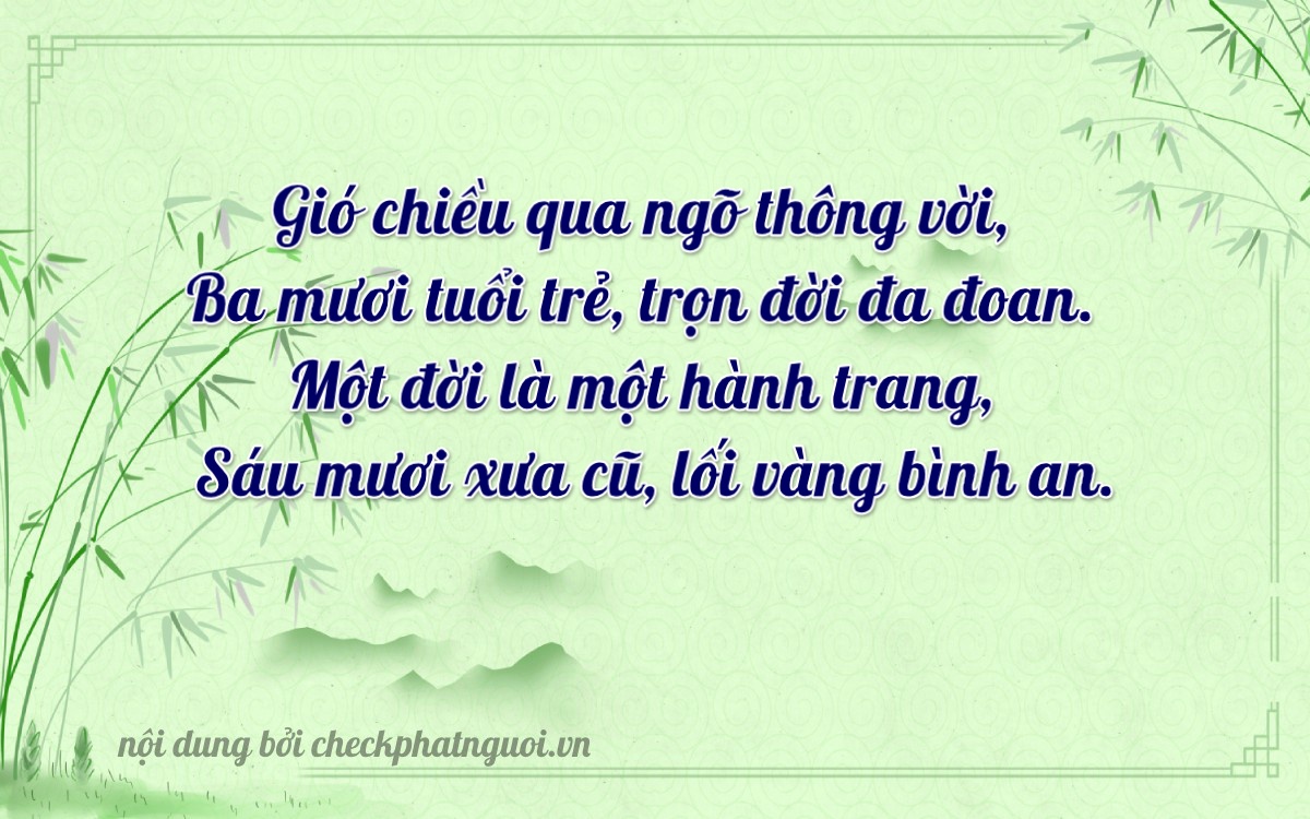 Bài thơ ý nghĩa cho <b>biển số 77L2-37687</b> tại website checkphatnguoi.vn