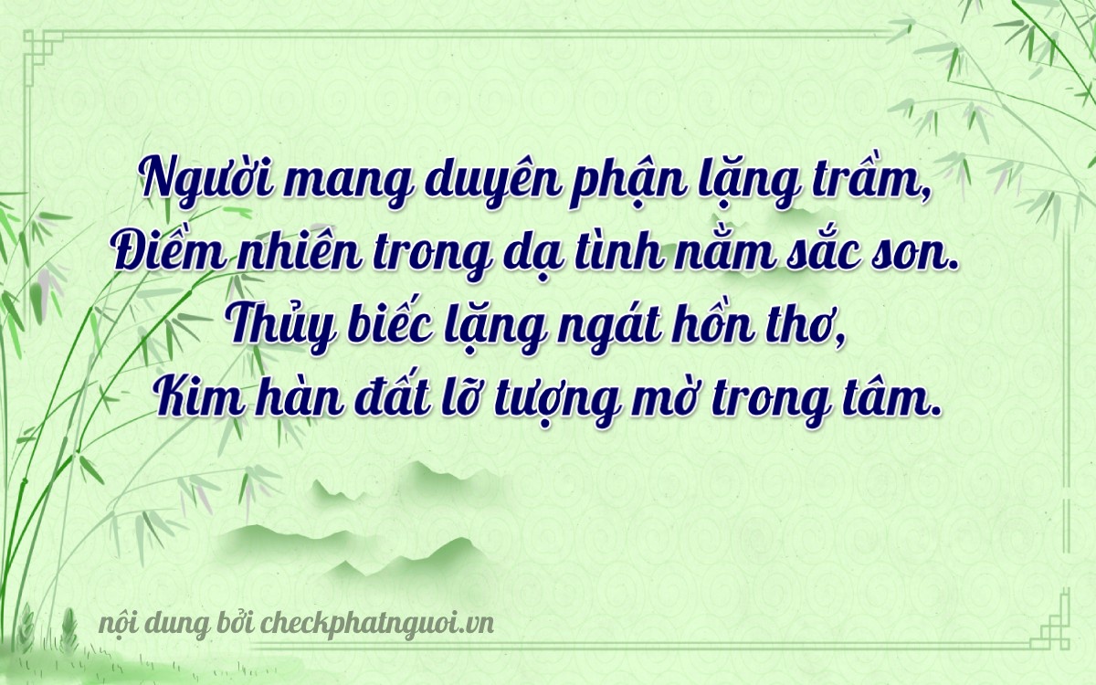 Bài thơ ý nghĩa cho <b>biển số 77L2-43623</b> tại website checkphatnguoi.vn