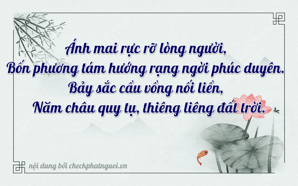 Bài thơ ý nghĩa cho <b>biển số 78A-02475</b> tại website checkphatnguoi.vn