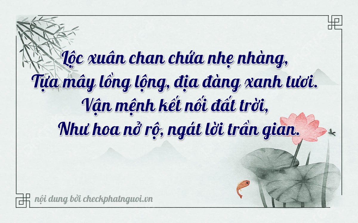 Bài thơ ý nghĩa cho <b>biển số 78A-04941</b> tại website checkphatnguoi.vn