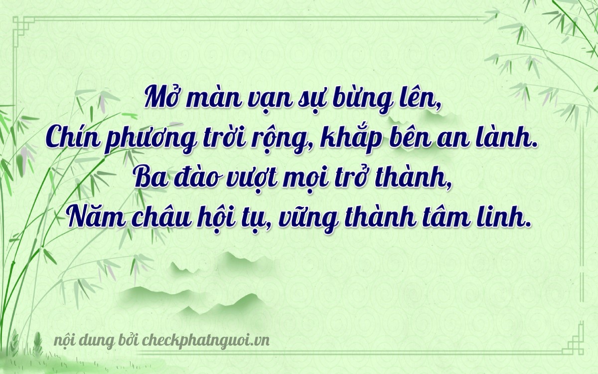 Bài thơ ý nghĩa cho <b>biển số 78A-09357</b> tại website checkphatnguoi.vn