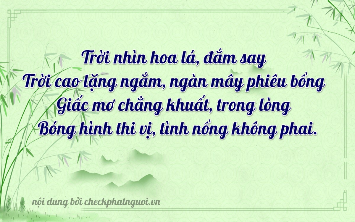 Bài thơ ý nghĩa cho <b>biển số 78A-11414</b> tại website checkphatnguoi.vn