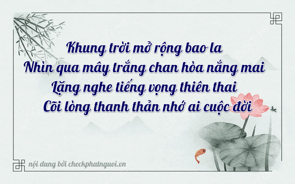 Bài thơ ý nghĩa cho <b>biển số 78A-12905</b> tại website checkphatnguoi.vn