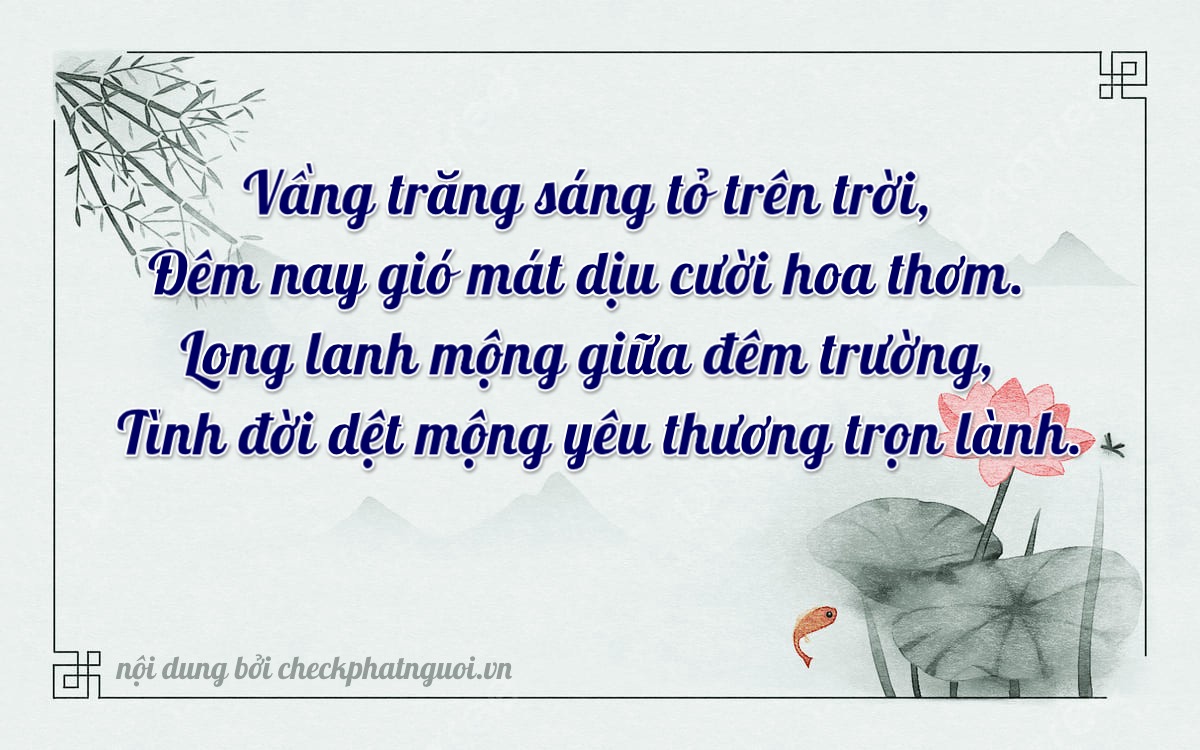 Bài thơ ý nghĩa cho <b>biển số 78A-2775</b> tại website checkphatnguoi.vn