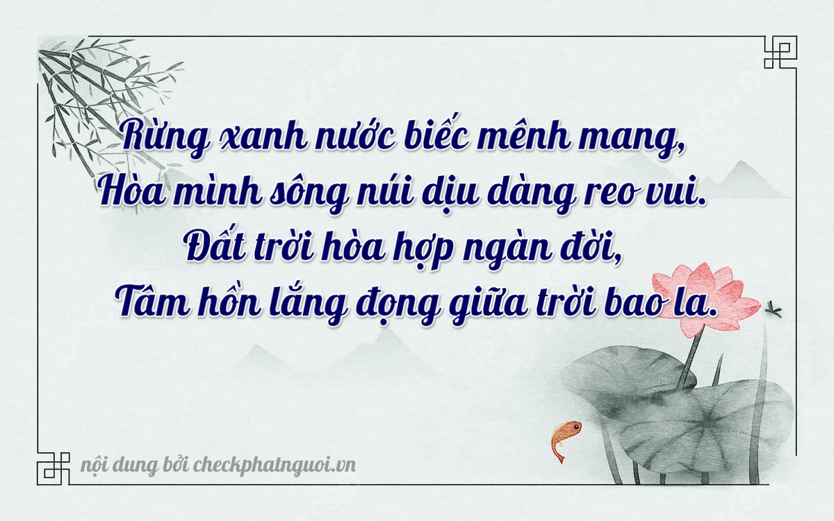 Bài thơ ý nghĩa cho <b>biển số 78AH-07905</b> tại website checkphatnguoi.vn
